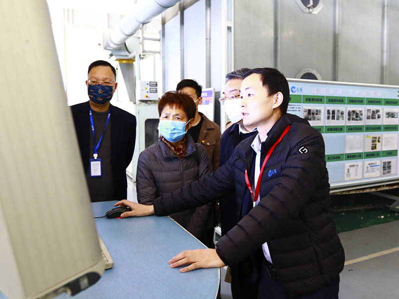 安徽省纺织行业协会到Welcome大发科技调研走访